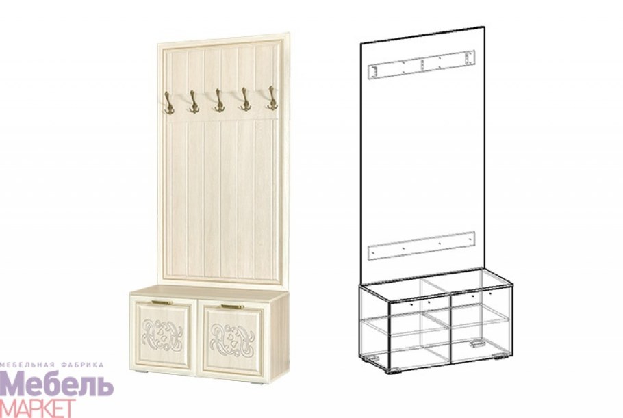 Прихожая Виктория ясень шимо