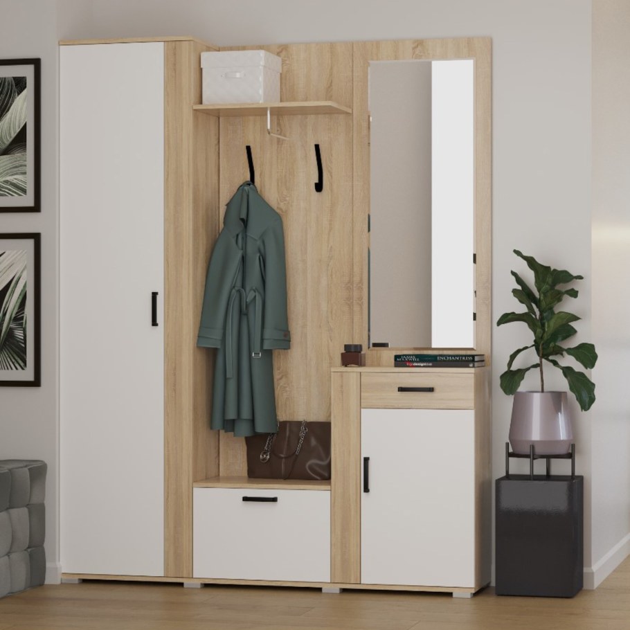 Мебель в прихожую белая с чем сочетается