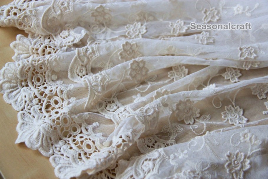 Тюль кружевное полотно