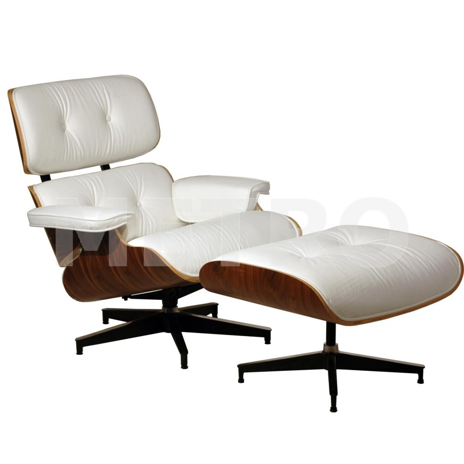 Eames Lounge Chair ) белое