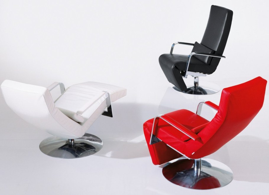 Кресло реклайнер вращающееся