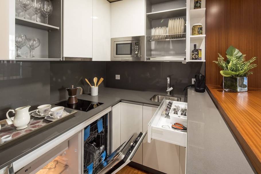 Модные тенденции маленьких кухонь