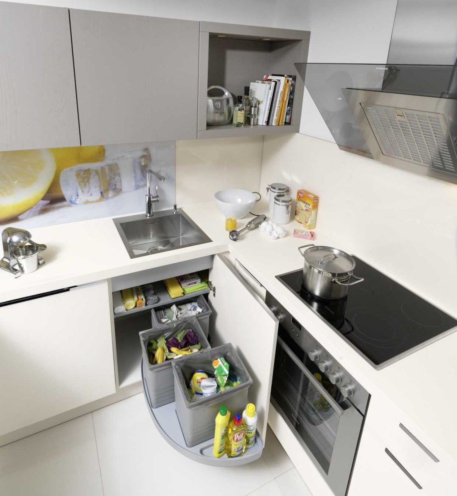 Обустройство угловой кухни