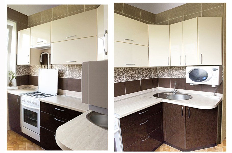 Кухонные гарнитуры в хрущевку