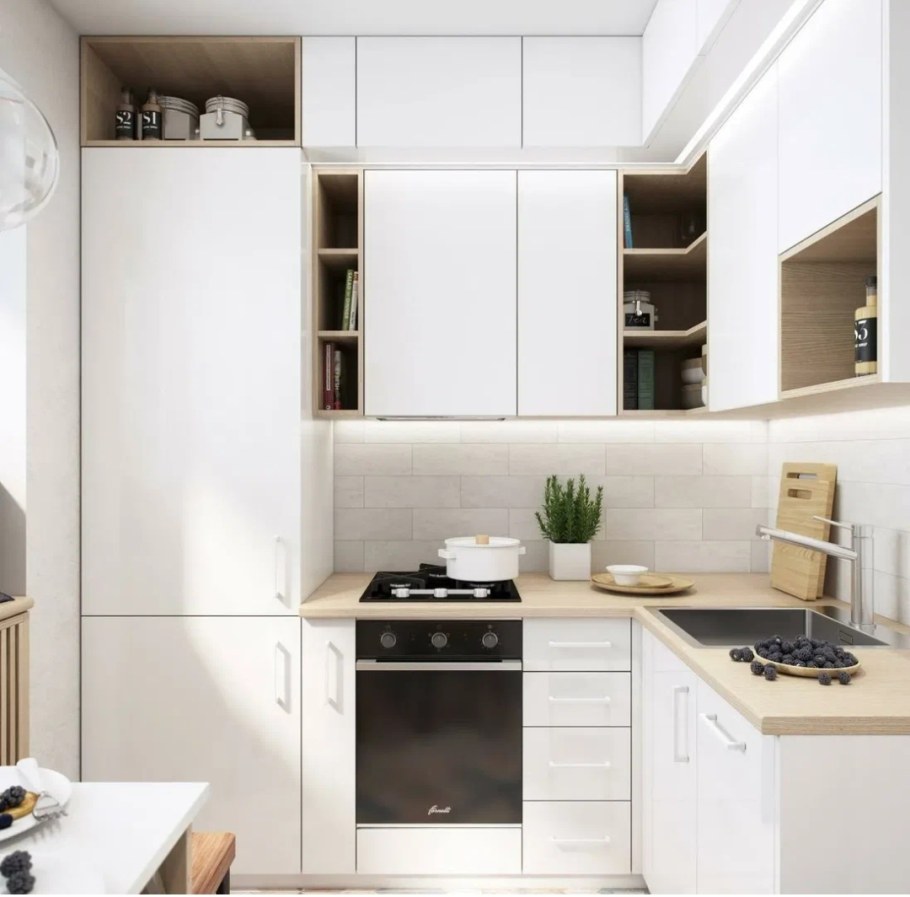 Угловая кухня хрущевка 5кв м