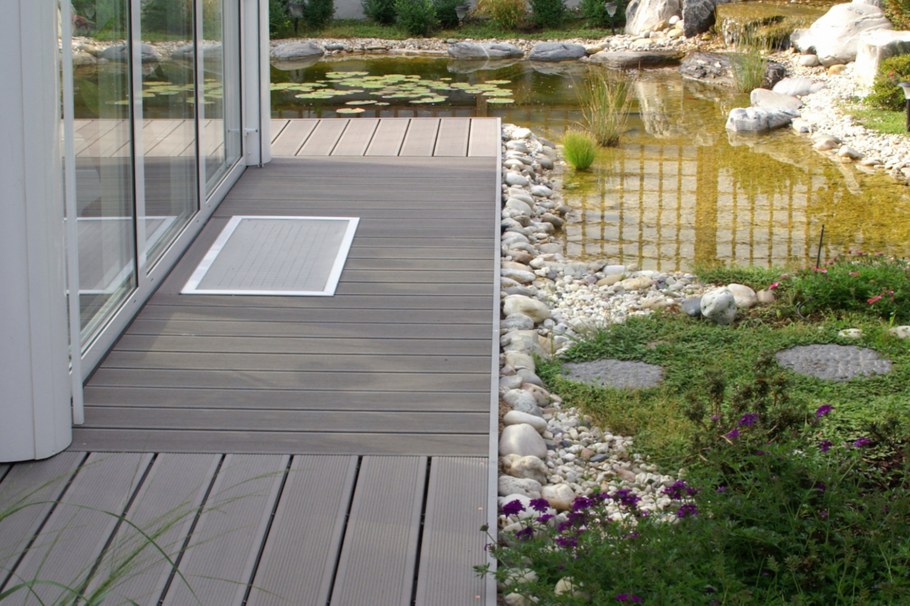 Отделка пола террасы