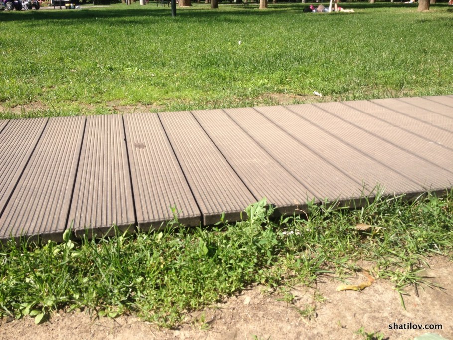Садовые дорожки из декинга