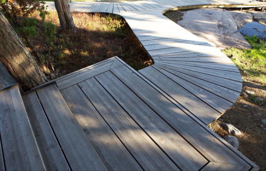 Деревянные дорожки из лиственницы