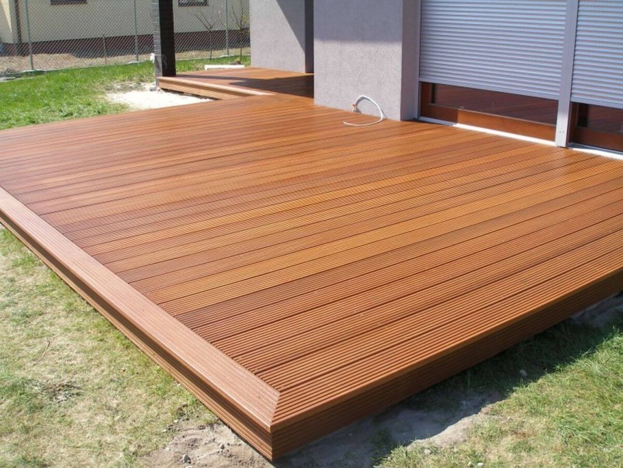 Дорожный настил из дерева