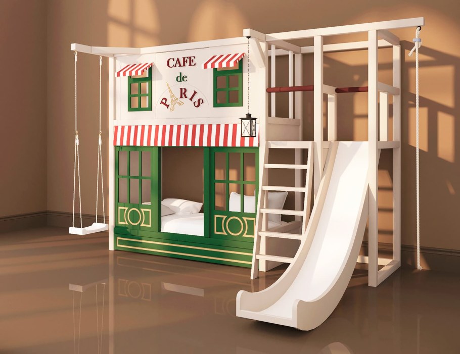 Кровать с горкой