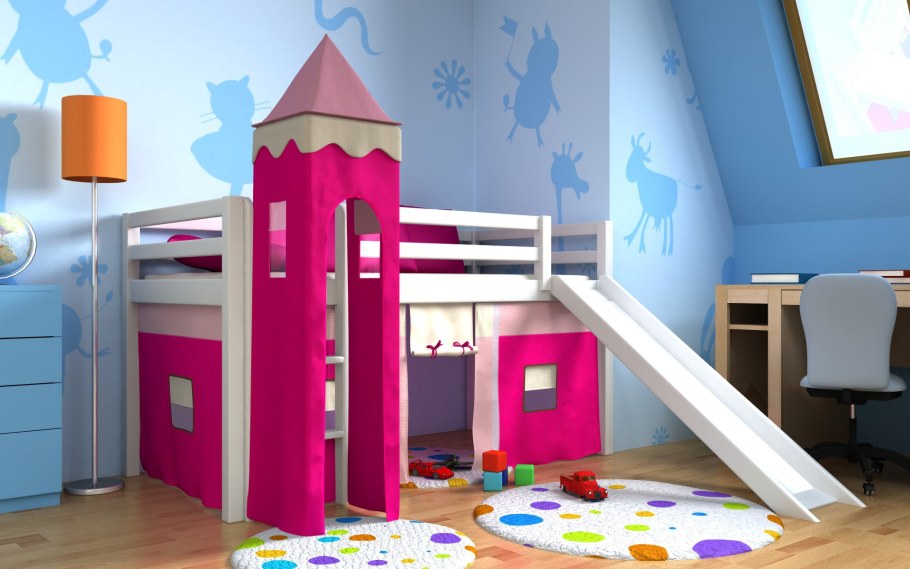 Кровать чердак игровая Фиона