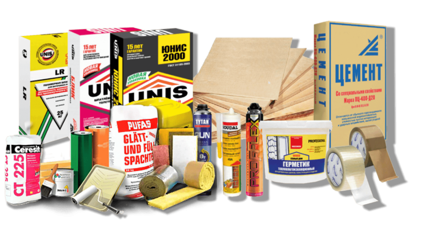 Строительные и отделочные материалы