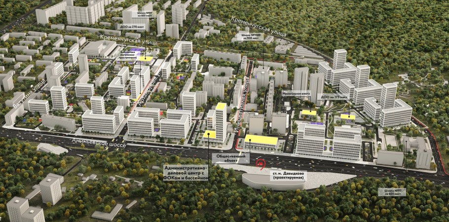 Проект реновации Фили Давыдково