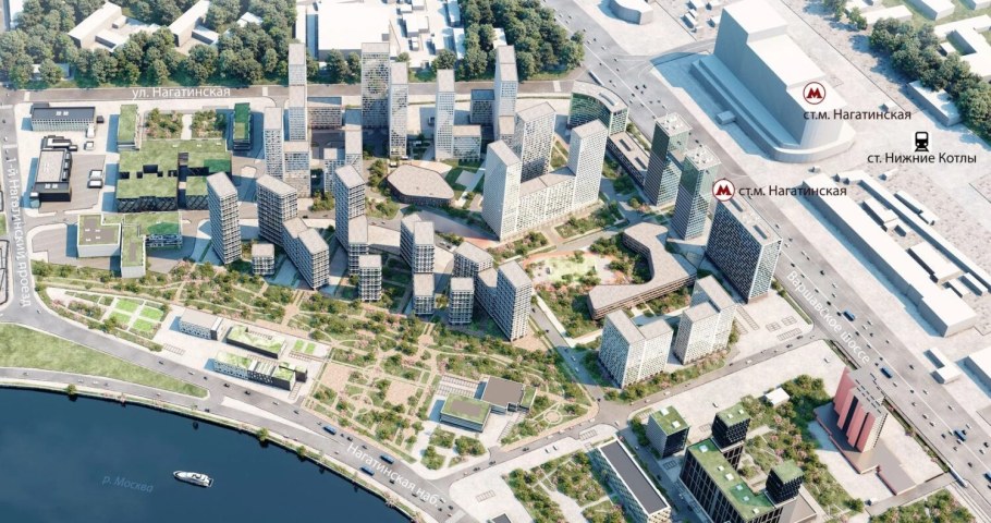 Промзона Варшавское шоссе застройка