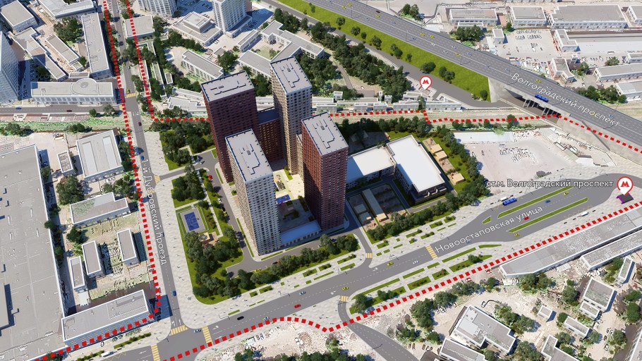 Пик на Волгоградском проспекте