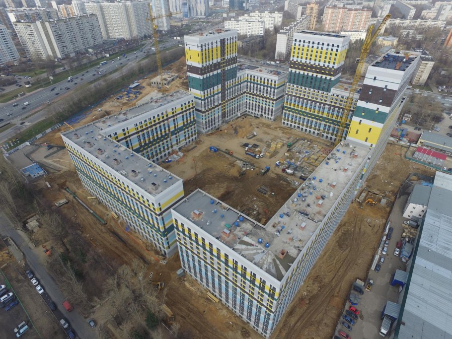 Варшавское шоссе 141 ход строительства