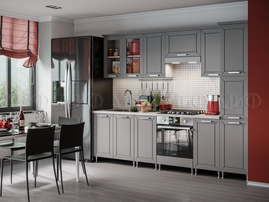 Кухня Монако 2.0 софт графит миф