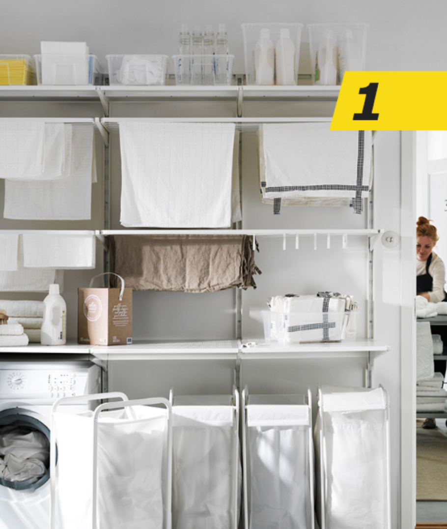 Постирочная икеа АЛЬГОТ