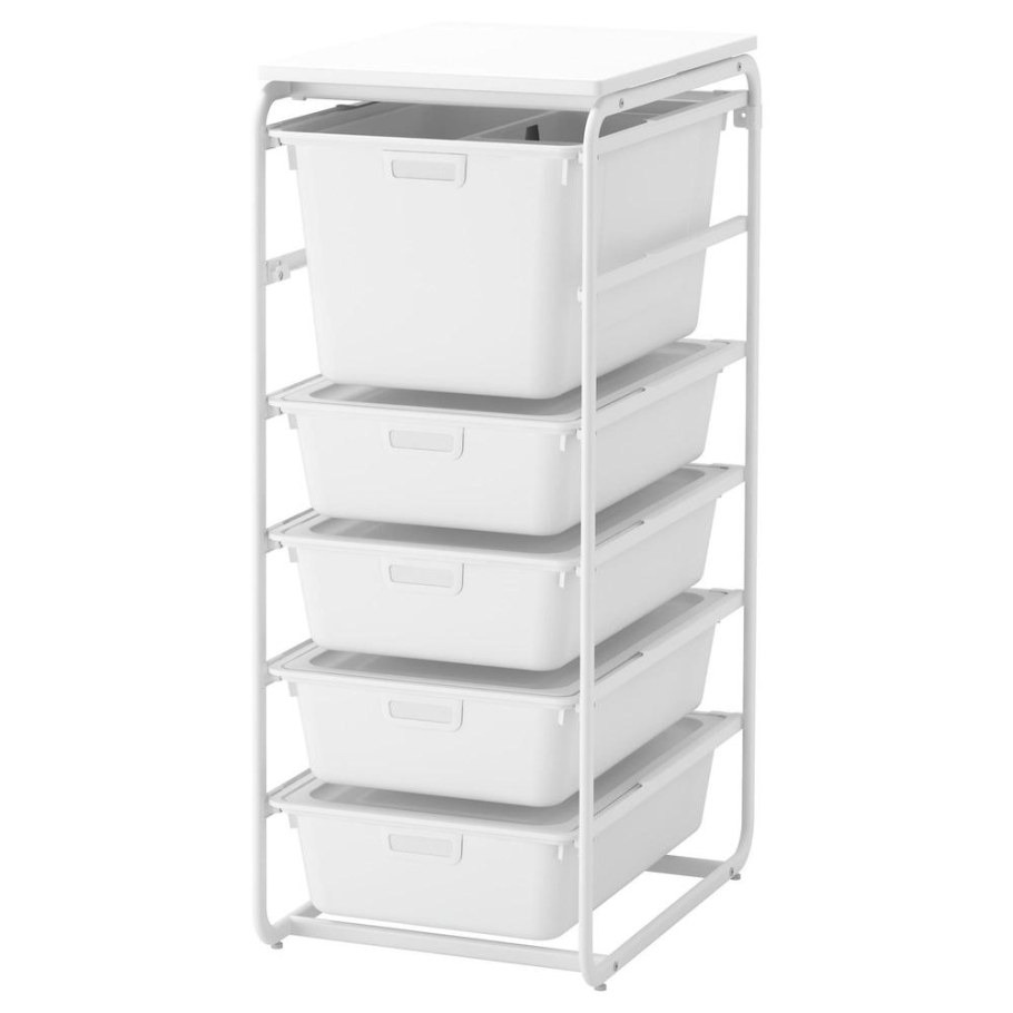 Стеллаж икеа с 5 ящиками