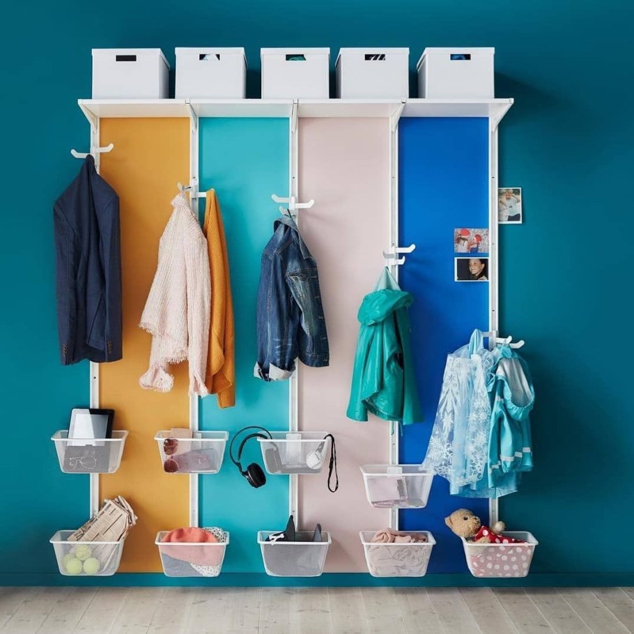 Прихожая АЛЬГОТ икеа в интерьере