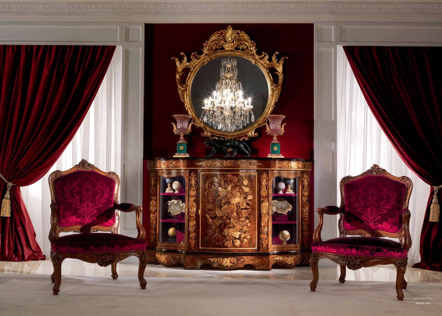 Итальянские кресла элитная ручной росписью