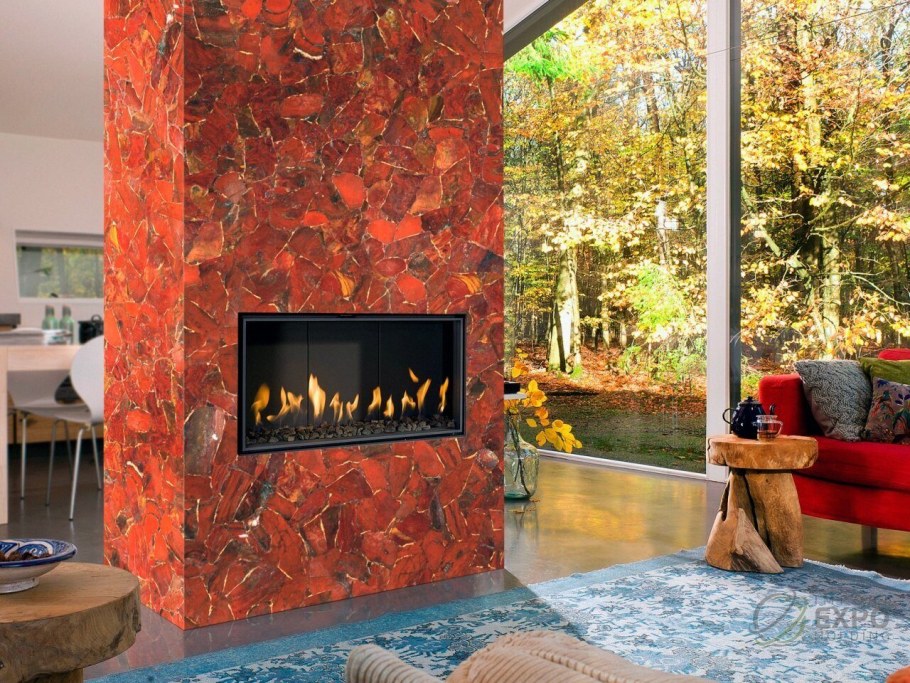 Отделка из яшмы