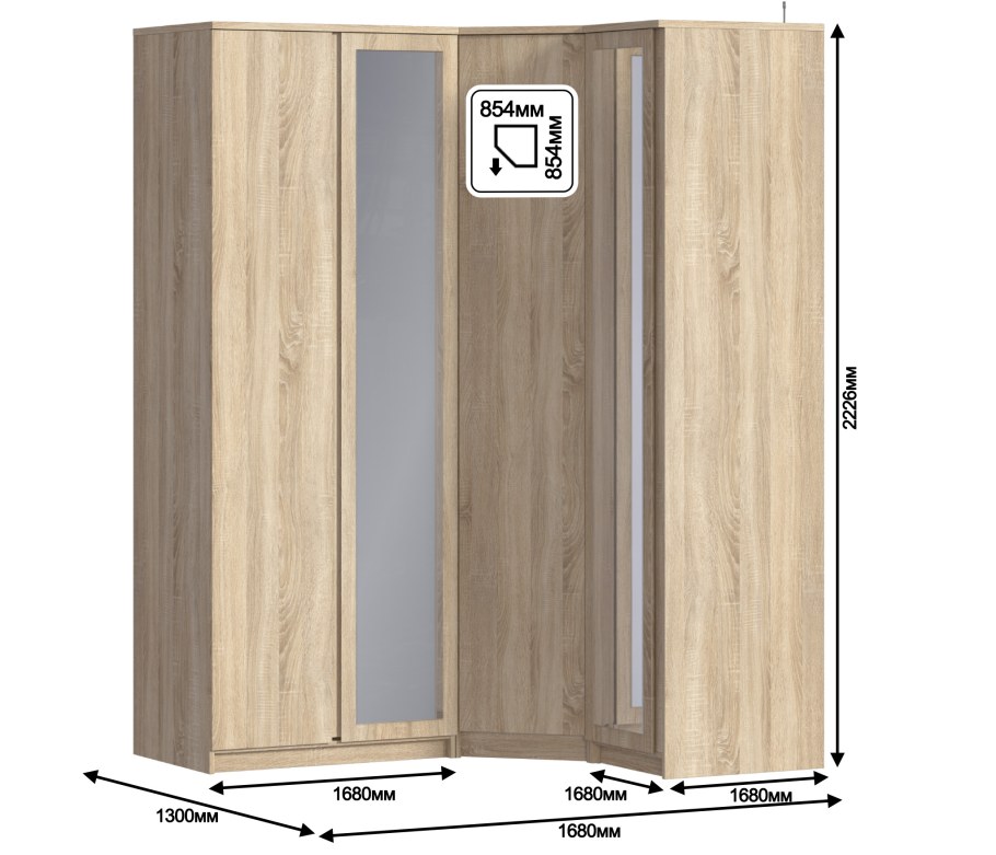 Шкаф Веста сб 2258