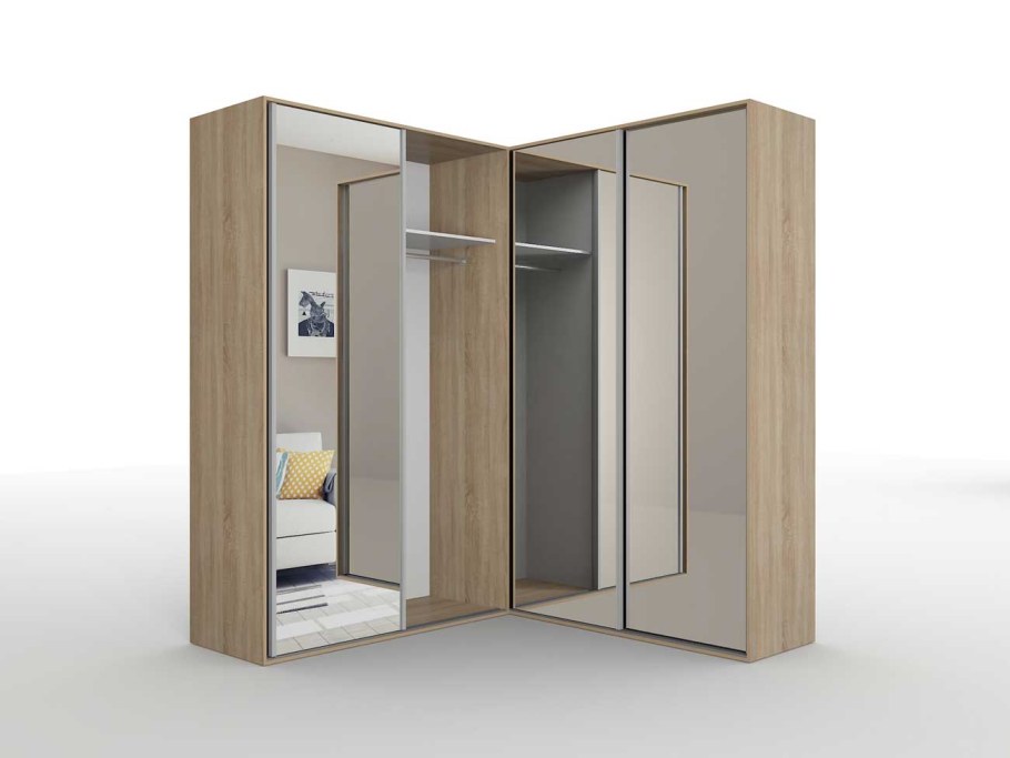 Угловой шкаф сонома