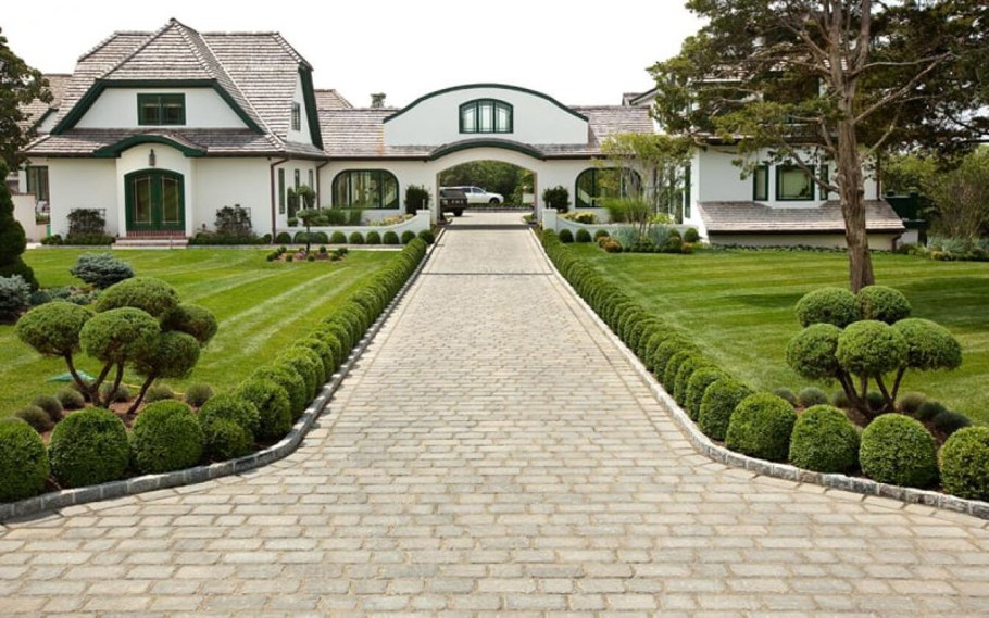 Подъездные дорожки к дому