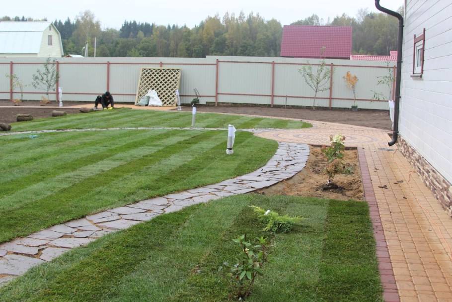 Обустройство дорожек на дачном участке