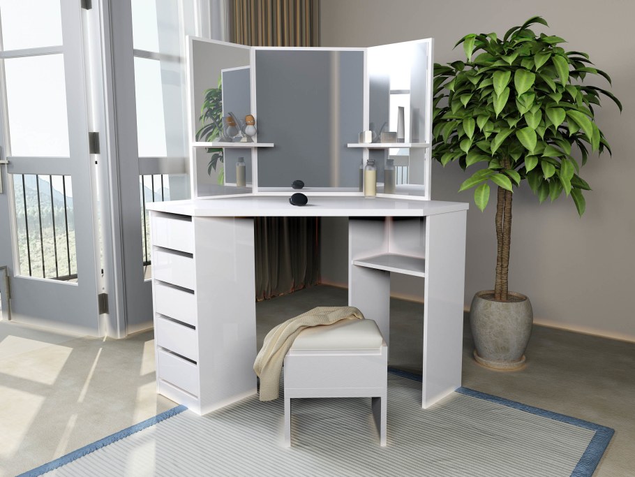 Угловой туалетный столик