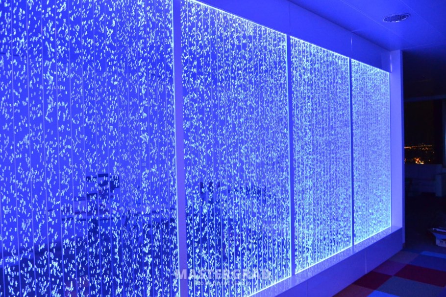 Металлические панели с эффектом воды