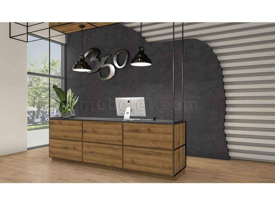 Egger дуб Шерман коньяк коричневый h1344 st32