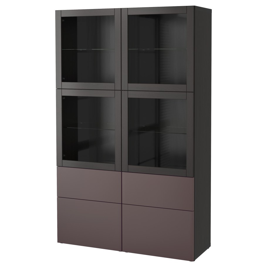 Сервант ikea Bestå 120x40x192 см Valviken