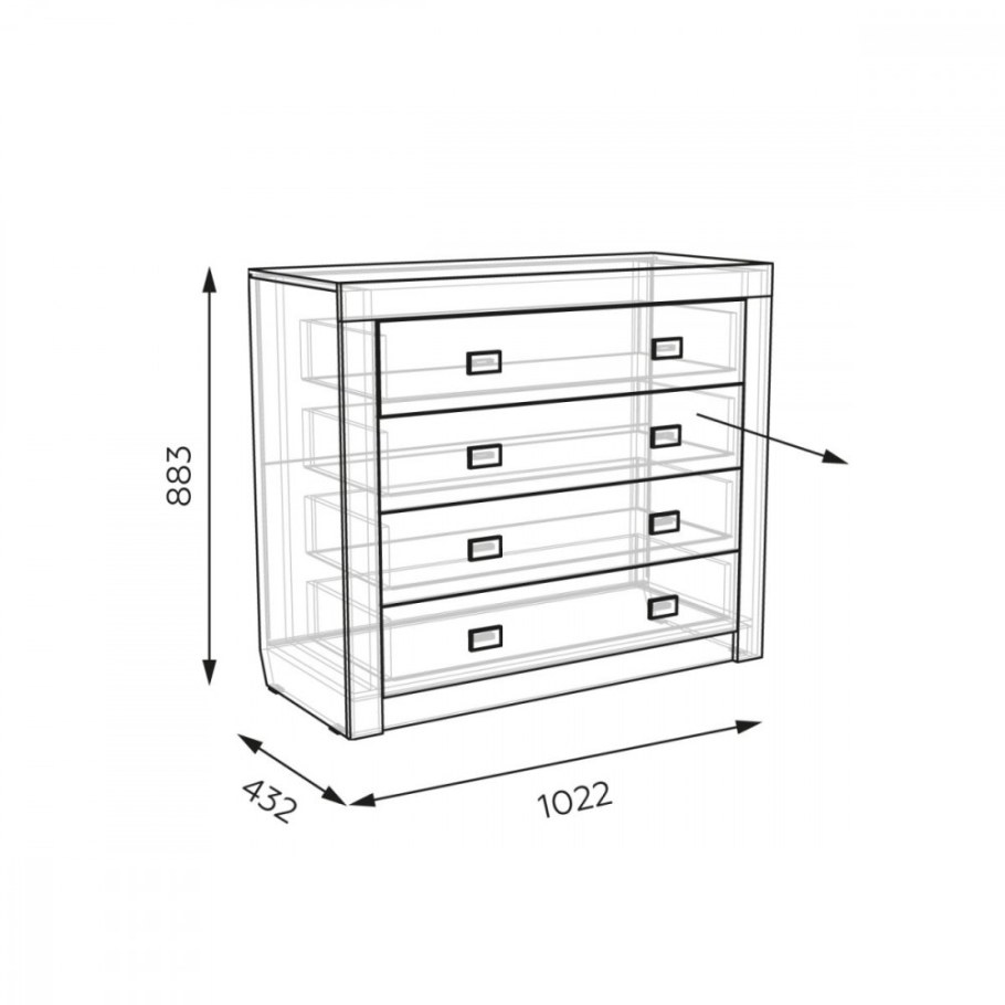 Комод Alicia Амели 3