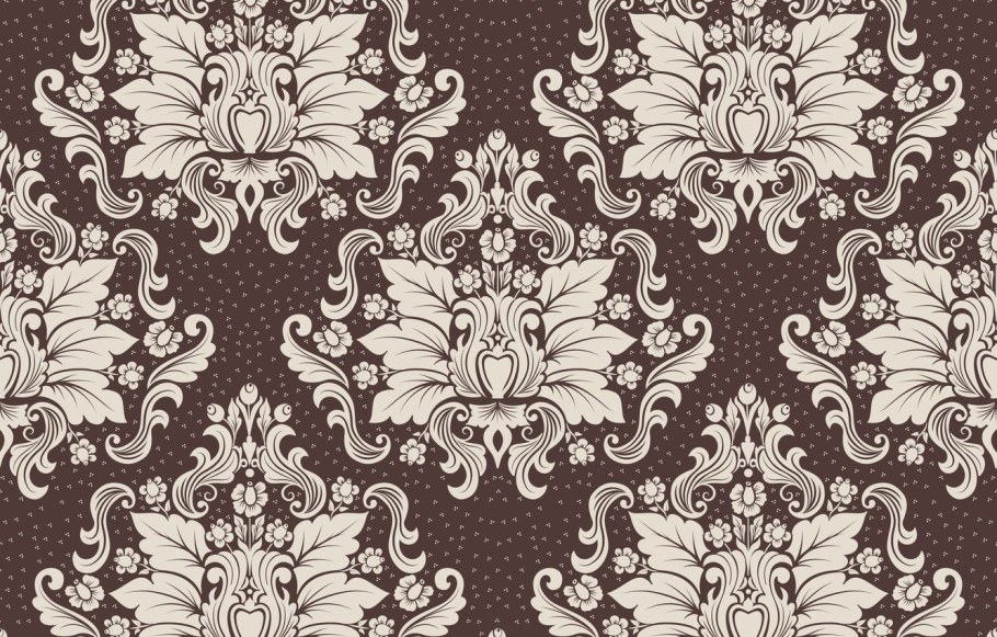 Роскошные с узорами обои