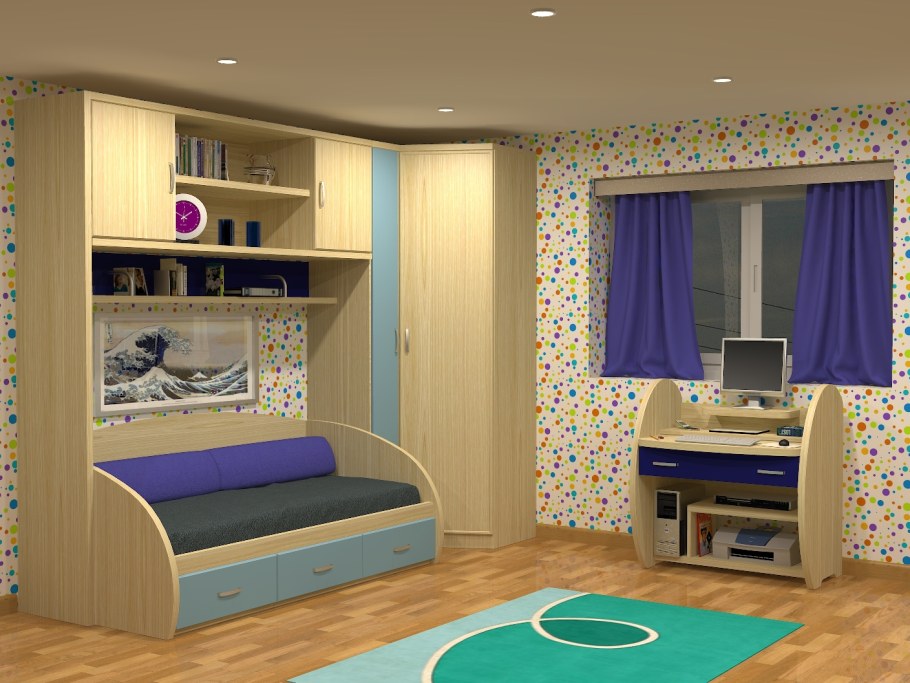 Мебель для детской комнаты мальчику