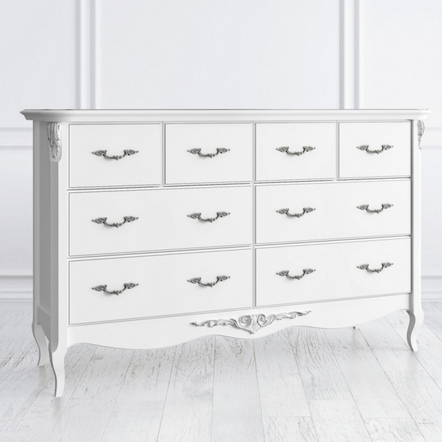 Комод массив классика белый