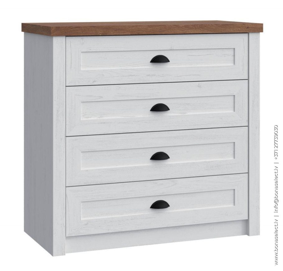 Комод Gala meble Prowansja k4, зеленый