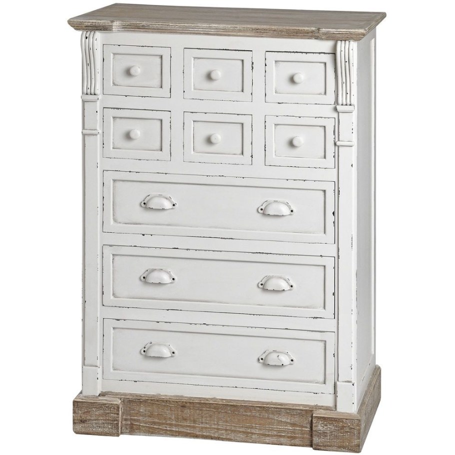 Кантри мебель комод высокий