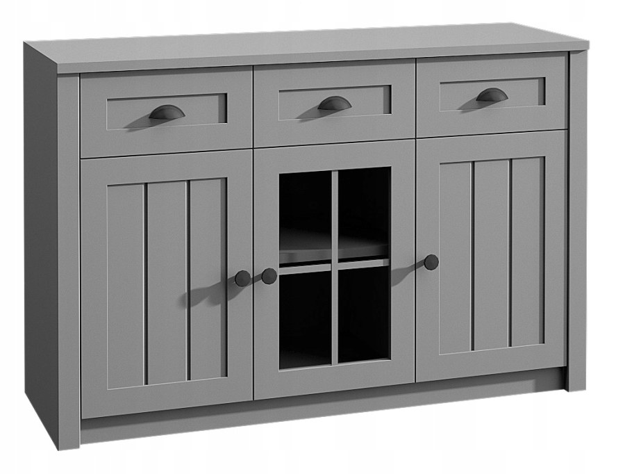 Серый комод в стиле Прованс