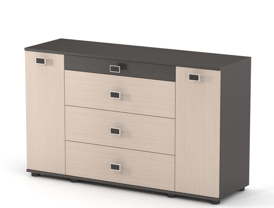 Комод ясень Анкор светлый 800