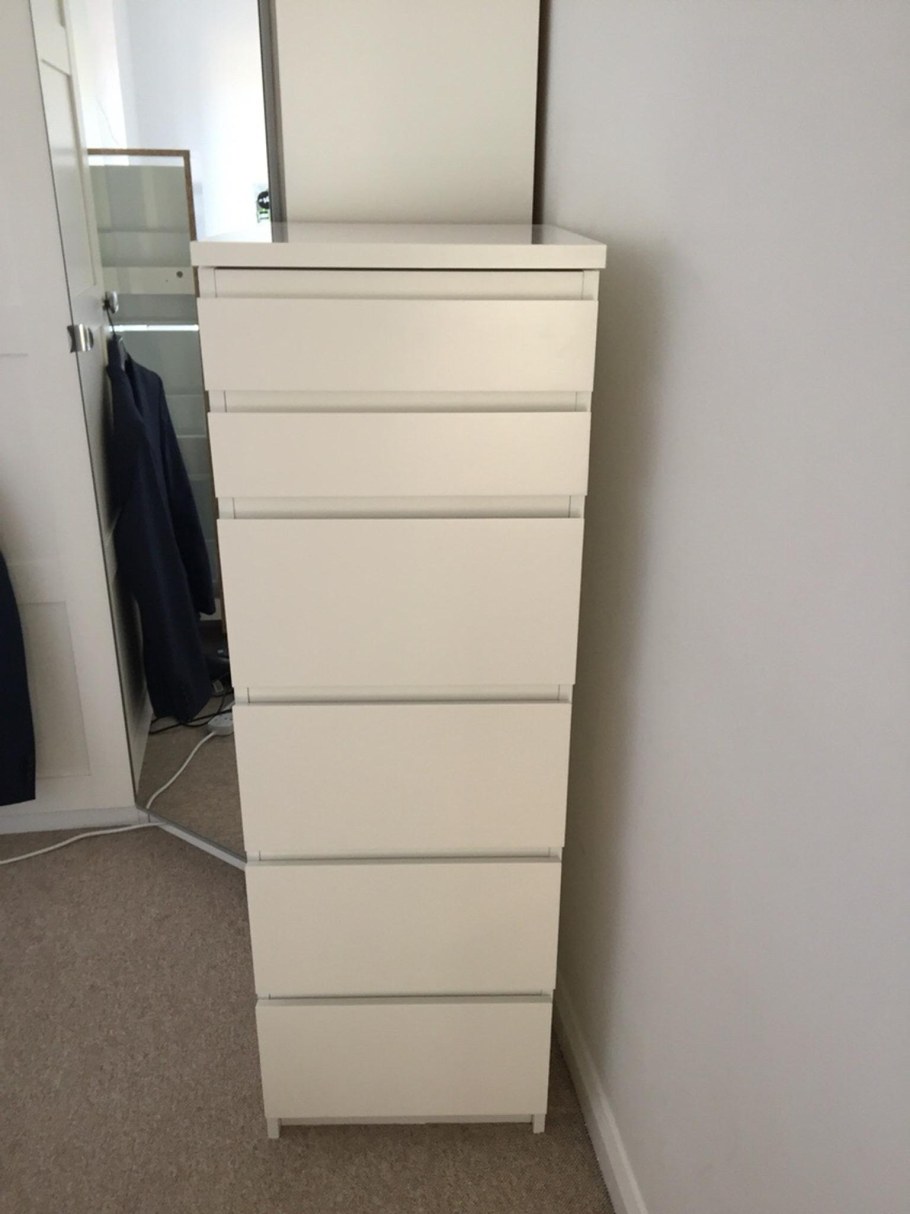 Комод икеа МАЛЬМ высокий