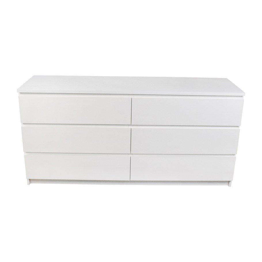 Икеа комод белый глянец 6 ящиков
