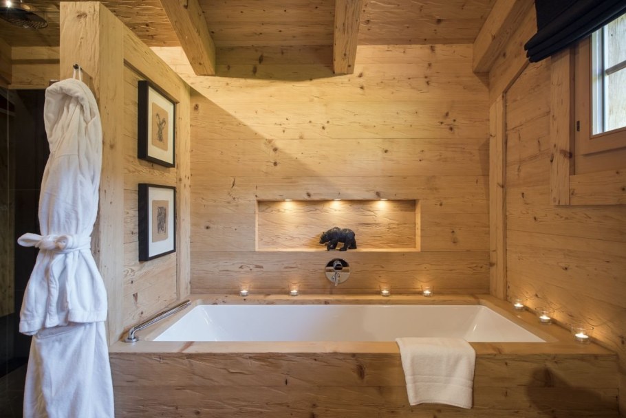 Ванная и сауна в Шале