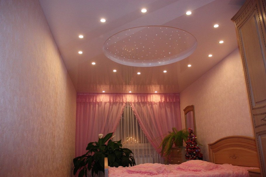 Реечные светильники для натяжных потолков