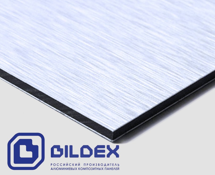 АКП Bildex frm(o) 3(0,3)мм 1500*4000мм серый bl7037