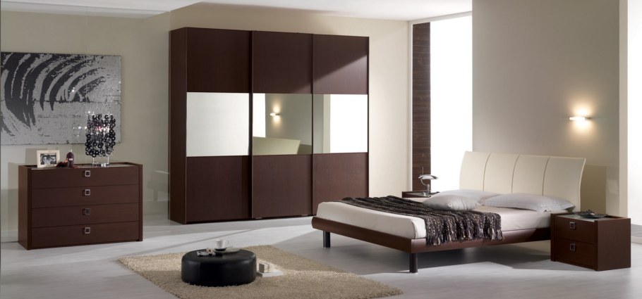 Итальянская мебель для спальни венге