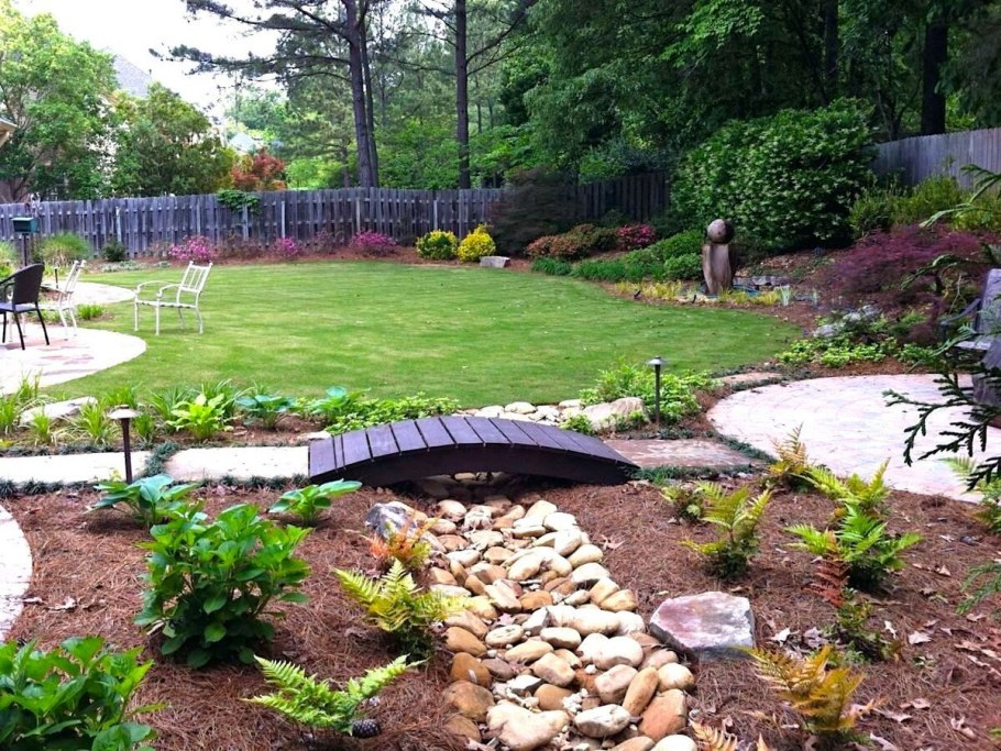 Ручей в ландшафте