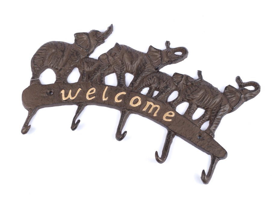 Крючки настенные для одежды в прихожую слон